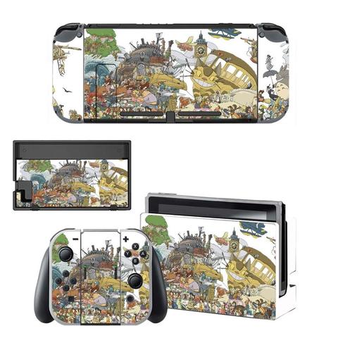 Studio Ghibli Anime Nintendo Switch Skin Sticker NintendoSwitch stickers skins for Nintend Switch Console and Joy-Con Controller ► Photo 1/6