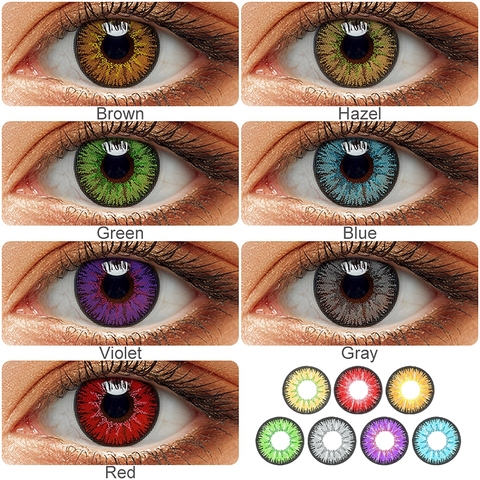 Magister Colored Contact Lenses Annual Colorful Candy Color Eye Lens  Halloween Contacts Cosplay Lenses Crazy Lens for Eyes - Price history &  Review, AliExpress Seller - Magister Official Store