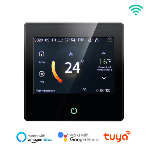 Tuya Smart Life WiFi Thermostat LED Touch Screen Heating Temperature Controller Work for Electric Floor Heating Water/Gas Boiler ► Photo 1/6