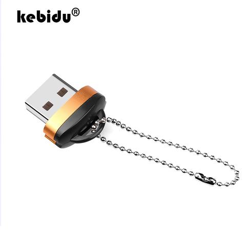 kebidu High Quality USB2.0 card reader maximum support 128GB mini USB TF card Adapter for micro SD card ► Photo 1/6