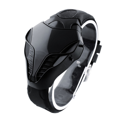 Silicone Watch Strap Cobra Sports Electronic Watch Fashion Leisure Sports LED Watch Men's Digital Watch ► Photo 1/6