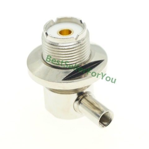 UHF Female SO239 SO-239 Jack Right Angle Solder Connector 90 degree LMR195 RG58 RG400 RG142 Cable ► Photo 1/6