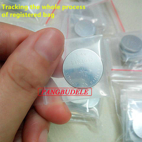 High quality NEW 4PCSX LIR2032 3.6V pkcell button cell battery LIR2032 rechargeable battery can replace the CR2032 battery ► Photo 1/1