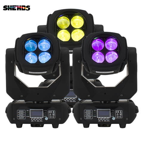 2Pcs LED 4X25W Super Beam Lighting Moving Head Light Good For Stage DJ Disco Nightclub And Home Party ► Photo 1/6
