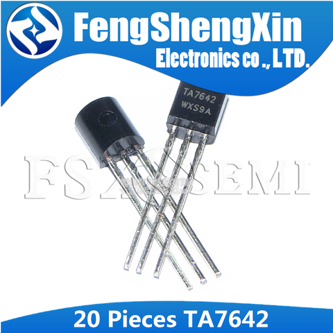 20pcs/lot TA7642 TO-92 7642 Frequency modulation medium frequency processor radio chip ► Photo 1/2