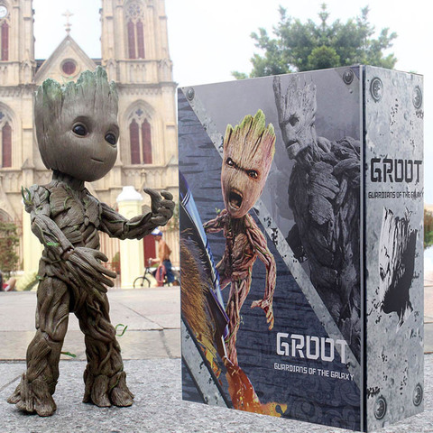 Marvel Guardians of The Galaxy Avengers Groot Tree Man Action Figure Model Toys ► Photo 1/5