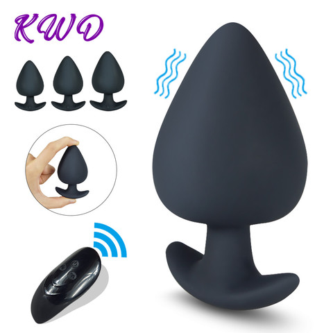 Anal Vibrator for man Wireless Remote Control Silicone Butt plug for gay Anal plug toys for woman Adult sex products ► Photo 1/6