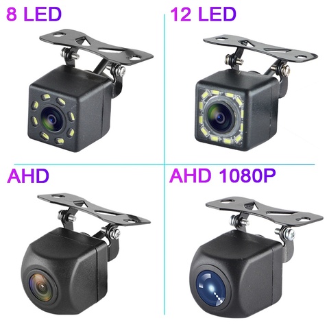 Car Rear View Camera Universal Parking Camera LED Night Vision Waterproof Wide Angle HD Color Image 1080P ► Photo 1/6