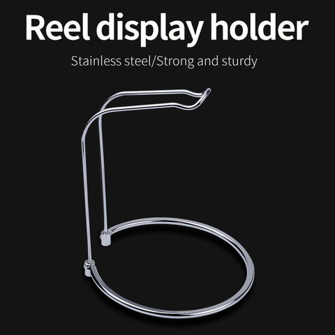 Fishing Reel Display Holder Stainless Steel Spinning Reel Stand Rack Support Storage Durable Accessories ► Photo 1/5