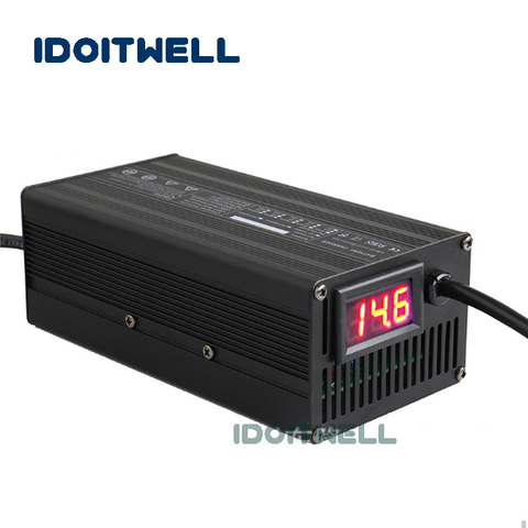 Customized Automatic battery charger 12V 20A 24V 13A 36V 8A 48V 6A 60V 5A 72V 4A 84V 3A LED display Full stop batteries charger ► Photo 1/6