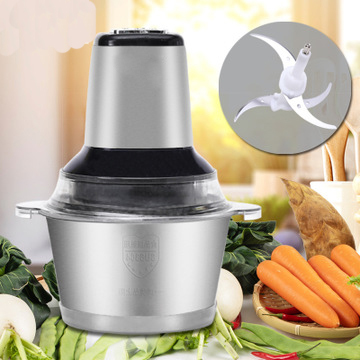 220V 500W Electric Meat Grinder Stainless Steel Kitchen Household Machine  Mixer Chopper