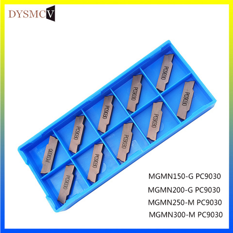 10PCS MGMN300 M PC9030 turning tools carbide inserts Lathe CNC cutter MGMN 300 parting and grooving part ► Photo 1/4