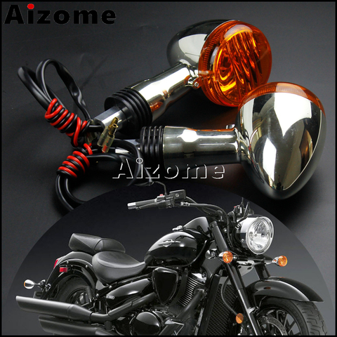 Motorcycle Front Turn Signals Light For Suzuki Boulevard M109R VRZ1800 2006-2015 M109 Turn Indicators Rear Blinkers Flashers ► Photo 1/6