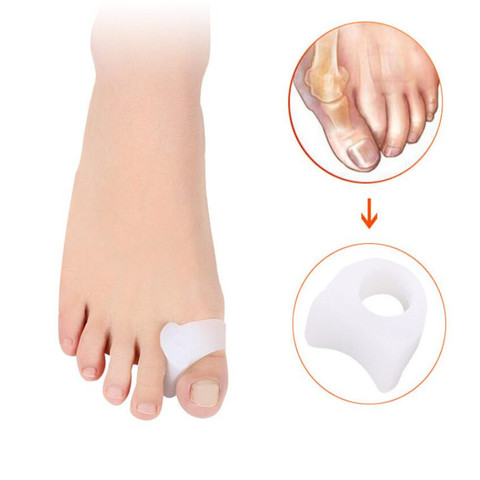 2Pcs Big Toe Separator Bone Corrector Straightener Silicone Gel Foot Fingers Protector Bunion Adjuster Feet Massager Pedicure ► Photo 1/6