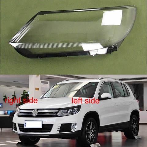 For VW Volkswagen Tiguan 2013 2014 2015 2016 2017 Front Headlamp Cover Transparent Lampshade Headlight Shell Mask ► Photo 1/6