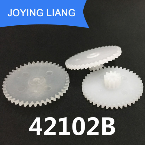 42102B 42102.5A 0.5M Gear OD=22mm Z42+ Z10 Teeth Double Plastic Gears Toy Accessories 10PCS/LOT ► Photo 1/1