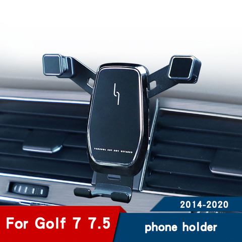 Car phone holder for Volkswagen Golf 7 / 7.5 / Golf MK7 MK7.5 interior modification parts phone stand 2016 2017 2022 ► Photo 1/6