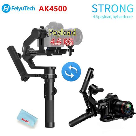 FeiyuTech AK4500 3-Axis Handheld Gimbal DSLR Camera Stabilizer Kit Pole Tripod for Sony/Panasonic/Canon with Remote Follow Fcous ► Photo 1/1