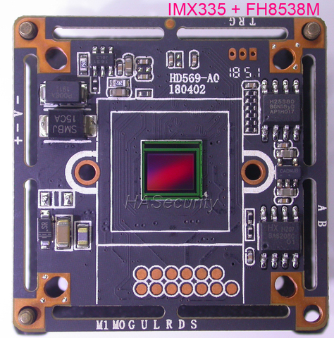 AHD 5MP 4MP 1/2.8 STARVIS IMX335 CMOS image sensor + FH8538 CCTV camera module PCB board (optional parts) ► Photo 1/5