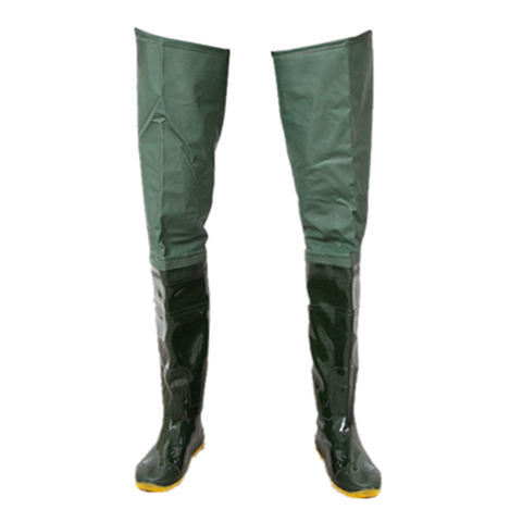 Waterproof Fishing Boots Waders Wading Boots Over Knee Hip Soft Sole Breathable Upstream River Fishing Hunting Farming Boots ► Photo 1/6