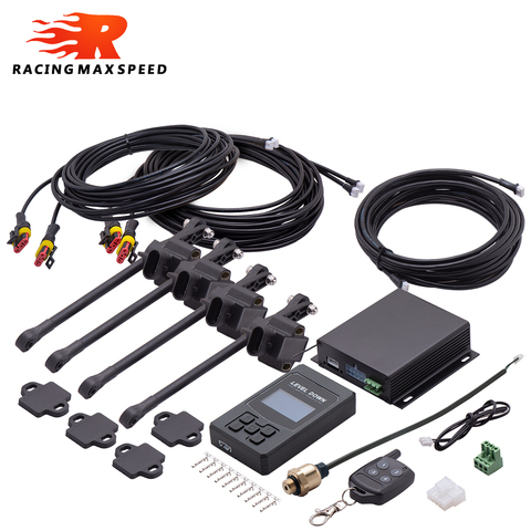 Universal Auto Air ride suspension Electronic control system with Height sensor Support bluetooth remote and wire control ► Photo 1/6