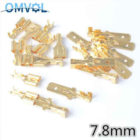 10PCS 7.8mm Terminal 7.8 Male Female for H4 connector ► Photo 1/6