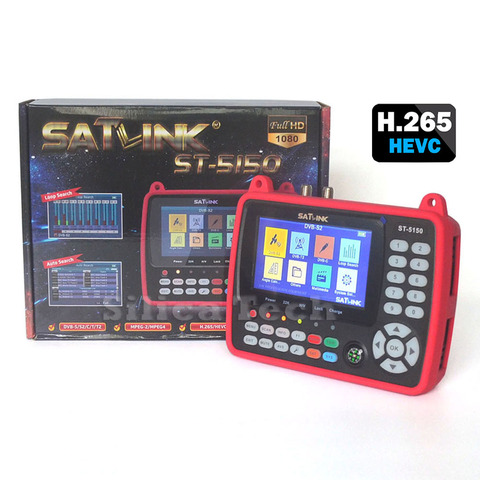 SATLINK ST-5150 DVB-S2/T2/C COMBO H.265 HEVC Satellite Finder Meter surpass SATLINK WS-6980 6933 6916 ► Photo 1/6