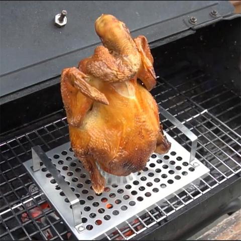 Beer Can Chicken Roaster Holder, Stainless Steel Beer Can Chicken