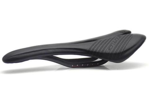 Gub 1158 Carbon Fiber Road Mtb Bicyle Saddle 3K T700 Carbon Bike Saddle Super Light Leather Cushions Ride Bicycle Seat ► Photo 1/5