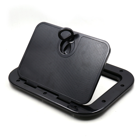 Marine Deck Plate Access Cover Pull Out Inspection Hatch Latch for Boat Kayak Canoe white Black Marine Access Hatch with Lock ► Photo 1/6
