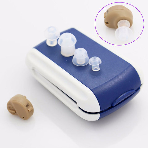 NEW Best Sound In-ear Amplifier Super MINI Hearing Aid Aids device Adjustable Tone personal ear care tools High quality Gift ► Photo 1/6