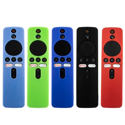 Anti-Slip Shockproof Protective Cover Soft Silicone Skin Remote Control Case for Xiao-mi Mi Box S Mi Box 4 Controller ► Photo 1/6