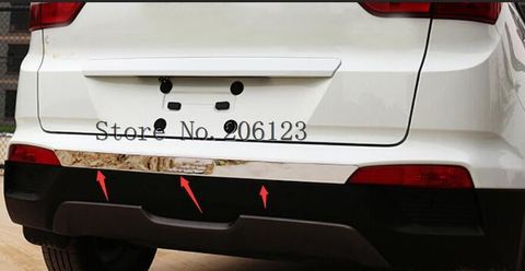 High-quality stainless steel bumper sequins 2014 2015 2016 for Hyundai IX25 Creta rear bumper trim 1pcs ► Photo 1/2