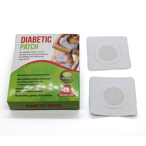 48 pieces/box 100% Natural Herbal Diabetic Patch for Lowering Blood Sugar Diabetes Patch ► Photo 1/6