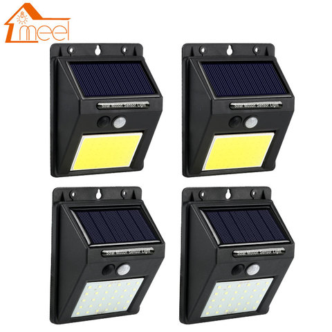 Waterproof PIR Motion Sensor Solar Light 20 30 48 60 96 LED Rechargeable Security Solar Lamp Outdoor Emergency Wall Light ► Photo 1/6