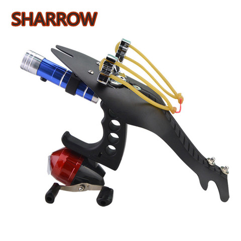 1Set Archery Fishing Slingshot Kit Catapult Bow Bowfishing Darts Reel Professional Tool For Outdoor Sports Shooting Accessories ► Photo 1/6