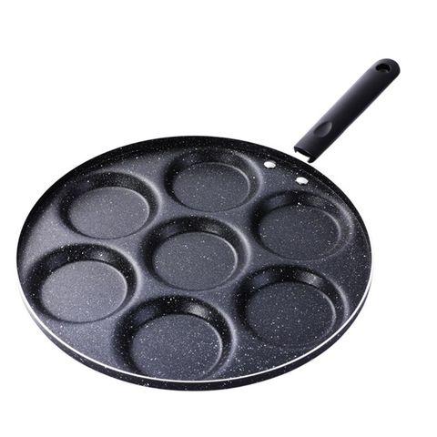 7 Holes Eggs Frying Pot Omelet Pan Non-stick Egg Pancake Steak Omelette Maker ► Photo 1/6