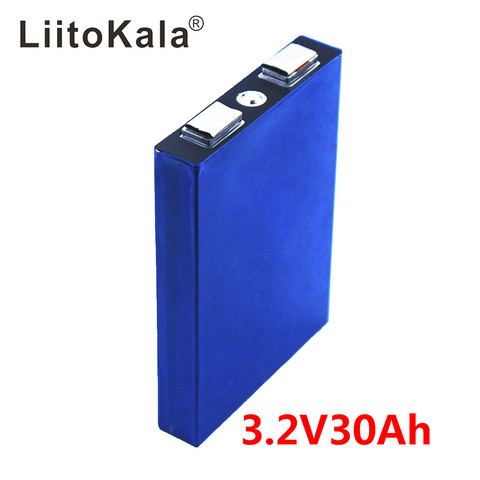 LiitoKala 3.2V 30ah LiFePO 4 battery discharge 5C aluminum shell battery is suitable for 12V 10Ah battery DIY package electric ► Photo 1/5