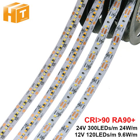 High End LED Strip 2216 12V 120LEDs/m 9.6W/m 24V 300LEDs/m 24W/m 3000K 4000K 6000K High Brightness LED Strip 5m/lot ► Photo 1/6