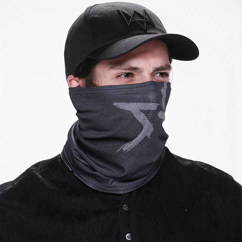 New Watch Dogs Fashion Face Mask Aiden Pearce Half Windproof Cotton Neck Warmer Cosplay Scarf Game Costume Cos Party Mask ► Photo 1/2
