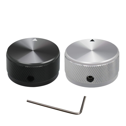 34*17mm Knob Aluminum Alloy Potentiometer Control Knob Volume Audio Electric Guitar Bass Screw Type 34 x 17mm (dh) KNOB ► Photo 1/6