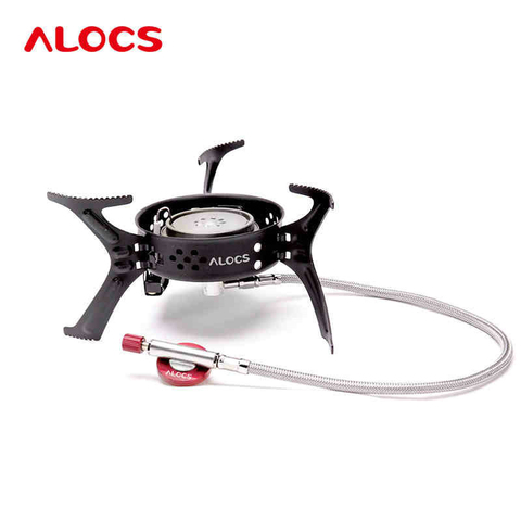 Alocs Mini Ultralight Gas Stove Outdoor Portable Propane Gas Stove Split Gas Stove for Camping Hiking Cookware Picnic Furnace ► Photo 1/5