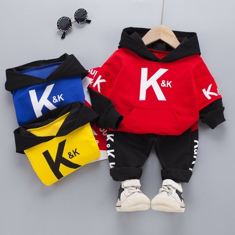 New Baby Boys/Girl Clothing Sets Striped Sport Suit Set Fashion Kid Hoodies+Pants Suit Set Toddler Striped Tracksuit Clothes ► Photo 1/6