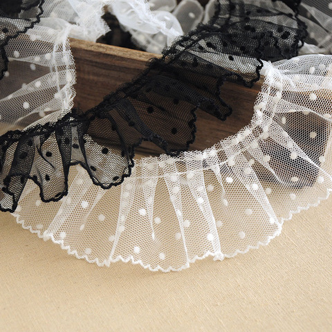 White Cotton Lace Trim Applique 5 Yards Sewing DIY Craft Flower Lace DIY  Ribbon January