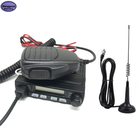 CB-40M Citizen Band Radio AM/FM Mini Mobie CB Radio 25.615--30.105MHz 4W/8W Amateur Car Radio Station w/ Mag-1345 Antenna or not ► Photo 1/1