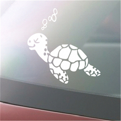 Sea Turtles Car Blue Decal Stickers Car Window Bumper Body Decal Sticker Universal Car Styling Decorations ► Photo 1/6