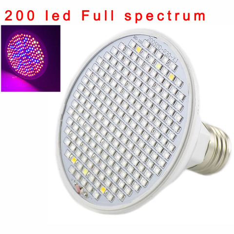 48 60 80 200 300 Leds Grow Light E27 220V Phyto Lamp Full Spectrum LED Grow Light e27 Led Growing Lamps For Indoor Plant ► Photo 1/6