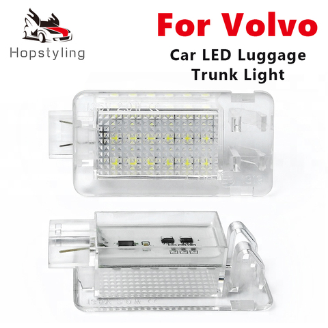 2pcs Led License Plate Light For S80 Xc90 S40 V60 Xc60 S60 C70 V50