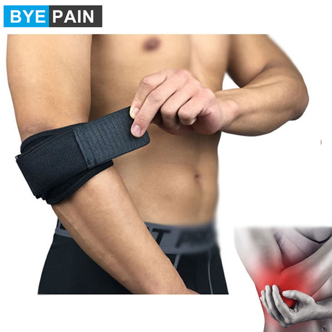 1Pcs BYEPAIN Tennis Elbow Brace for Tendonitis - with Compression Pad Tennis & Golfer's Elbow Strap Band - Relieves Forearm Pain ► Photo 1/6