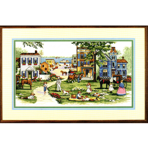 Gold Collection Counted Cross Stitch Kit Mississippi Memories Memory Home Town Hometown House City dim 03860 3860 ► Photo 1/4